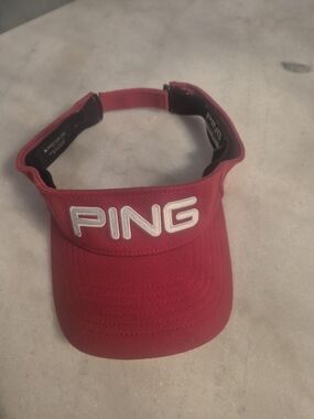 PING Red Golf Visor 110 FLEXFIT Vietnam NEW